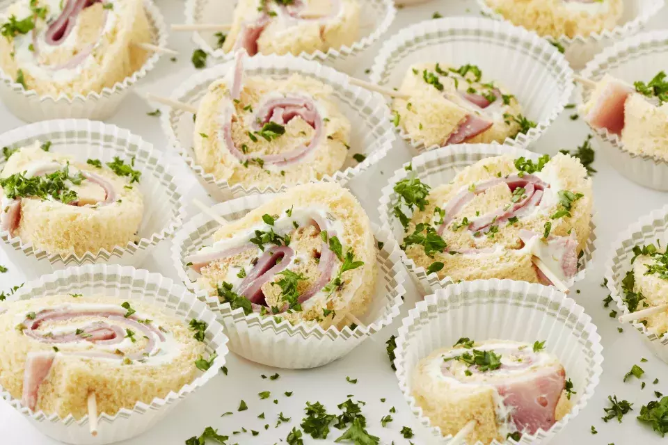 Boterhamrolletjes met Breydelham
