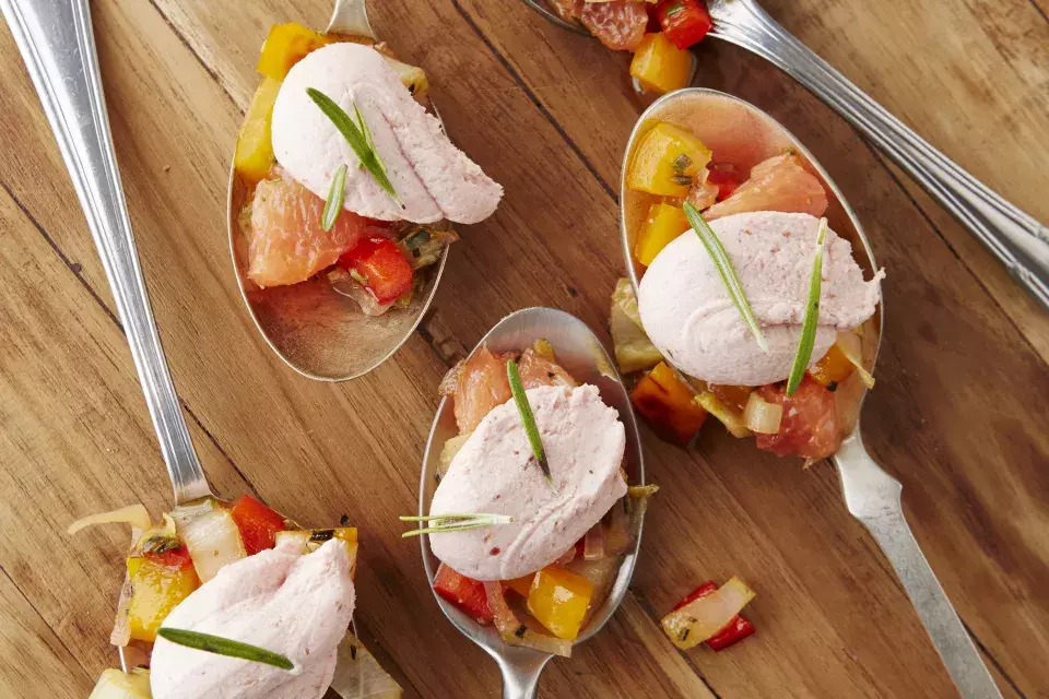 Aperitieflepel met Breydelhammousse
