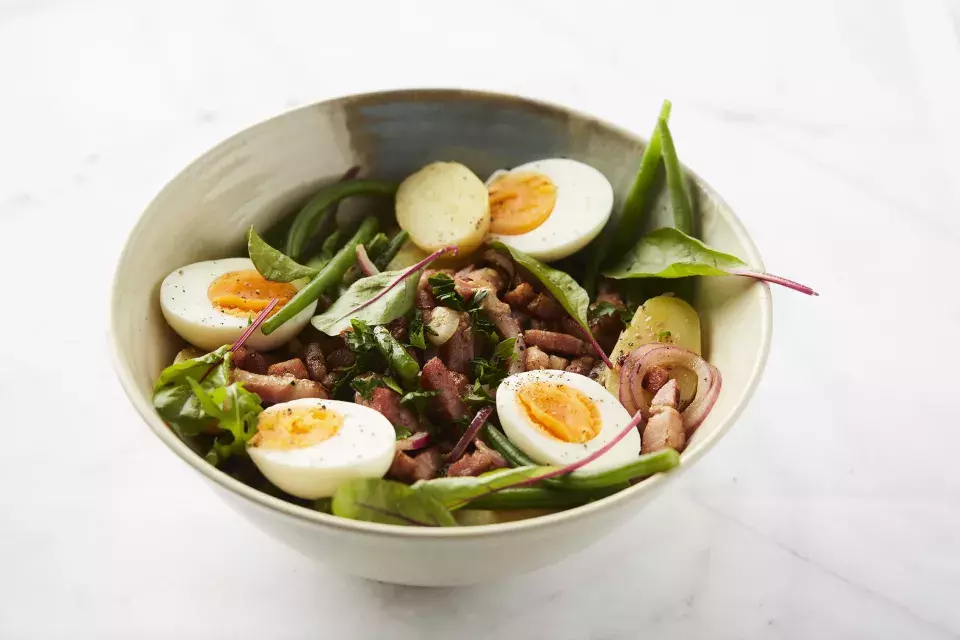 Luikse salade met Breydelspek