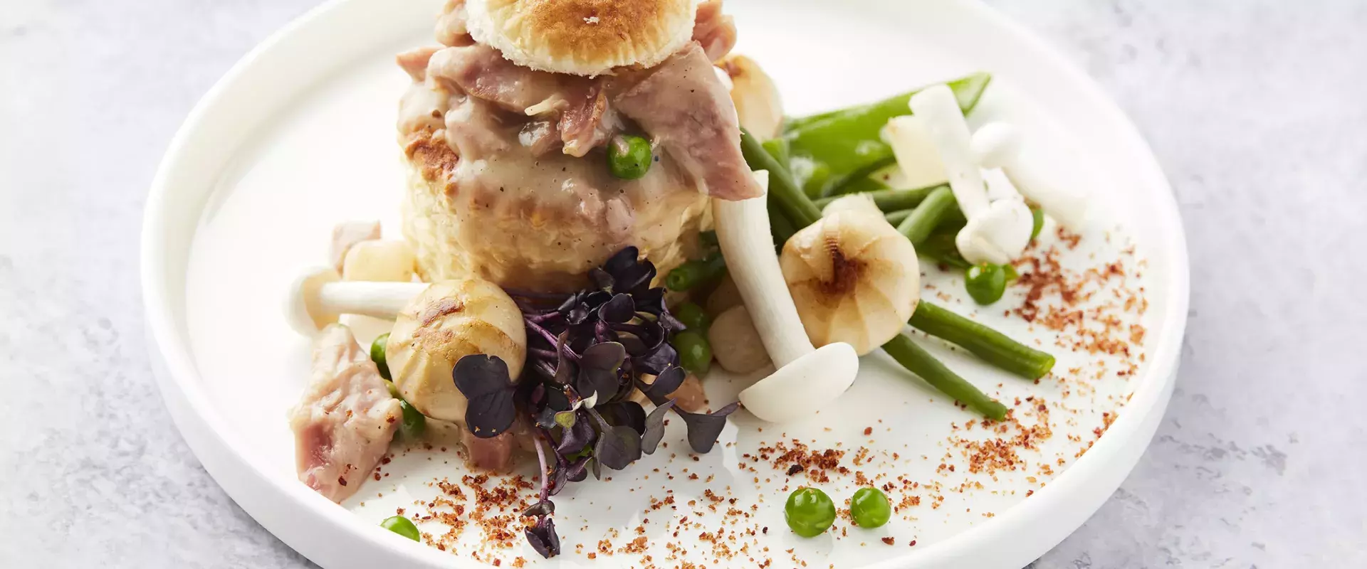 Vol-au-vent met Breydelschenkel en speculoos