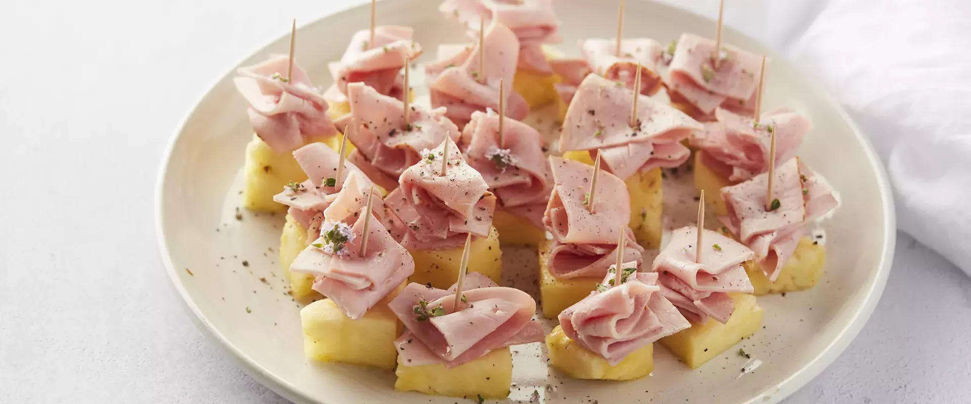 Ananas met Breydelham en tijm
